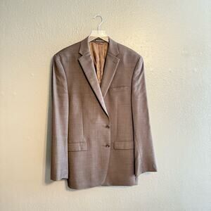 Lauren Ralph Lauren Wool Plaid Blazer Size 44L